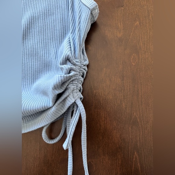 Adjustable ribbed tie side tank top - Picture 5 of 6